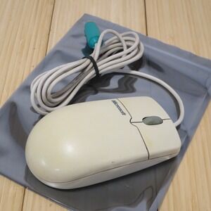 Microsoft IntelliMouse 1.1a Trackball Wheel Mouse PS2 X03-65047 - Tested 10
